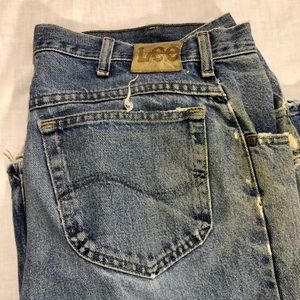 Vintage lee thrashed jeans.